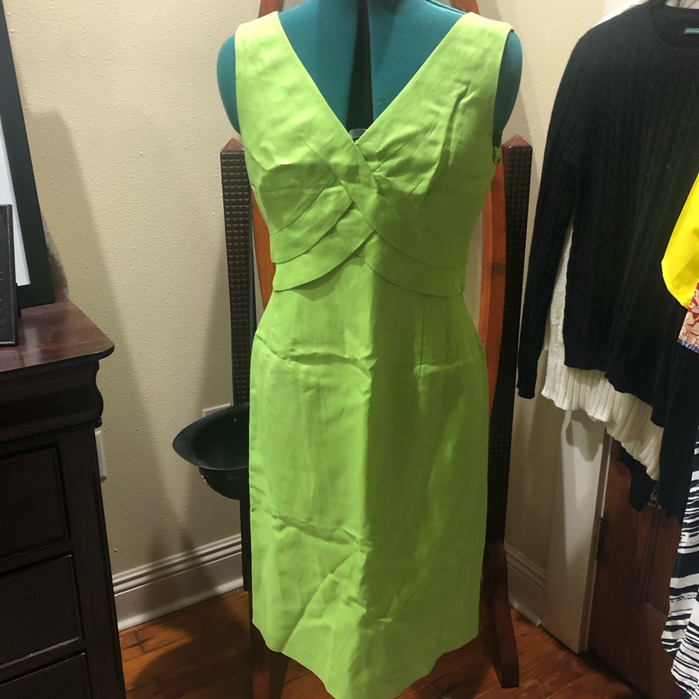 A-line Calvin Klein Linen Dress